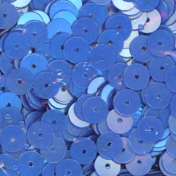6mm Flat Satin Blue 100 Grams
