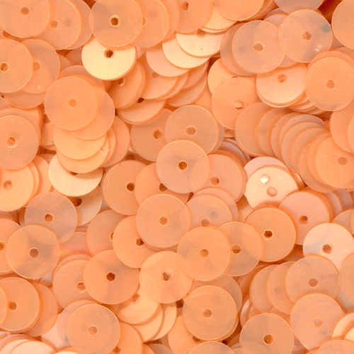 6mm Flat Satin Light Coral 100 Grams