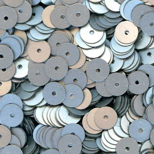 6mm Flat Satin Silver 100 Grams