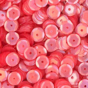 6mm Slightly Cupped Satin Blush 100 Grams