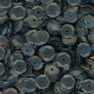 6mm Slightly Cupped Satin Black 100 Grams