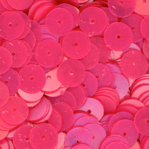 8mm Flat Satin Pink 100 Grams