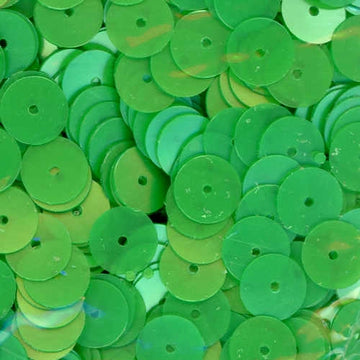8mm Flat Satin Shamrock 100 Grams