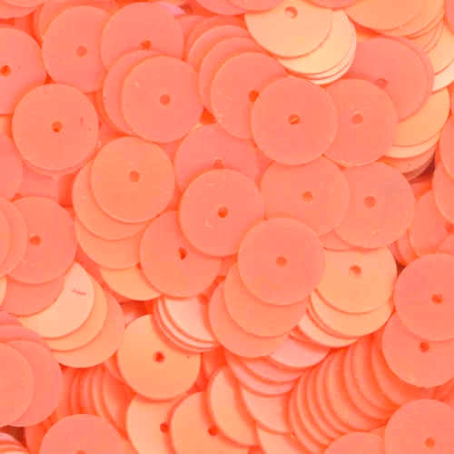 8mm Flat Satin Pale Peach 100 grams