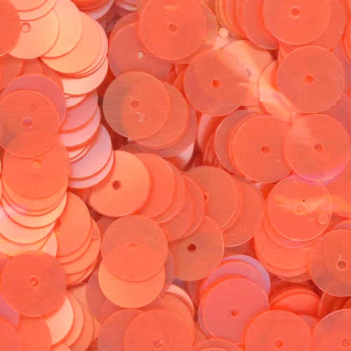 8mm Flat Satin Peach 100 Grams