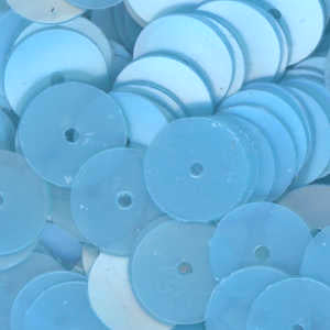 8mm Flat Satin Light Powder Blue