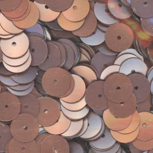 8mm Flat Satin Chocolate Brown