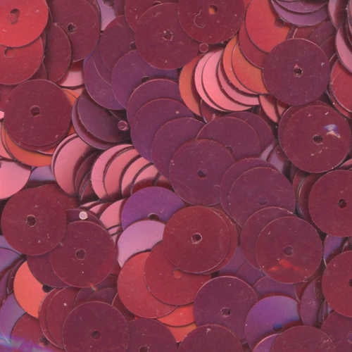 8mm Flat Satin Burgundy 100 Grams
