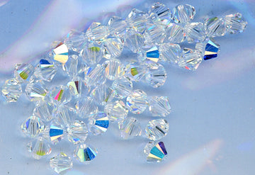 Swarovski 4mm Bicone Crystal AB Value Pack