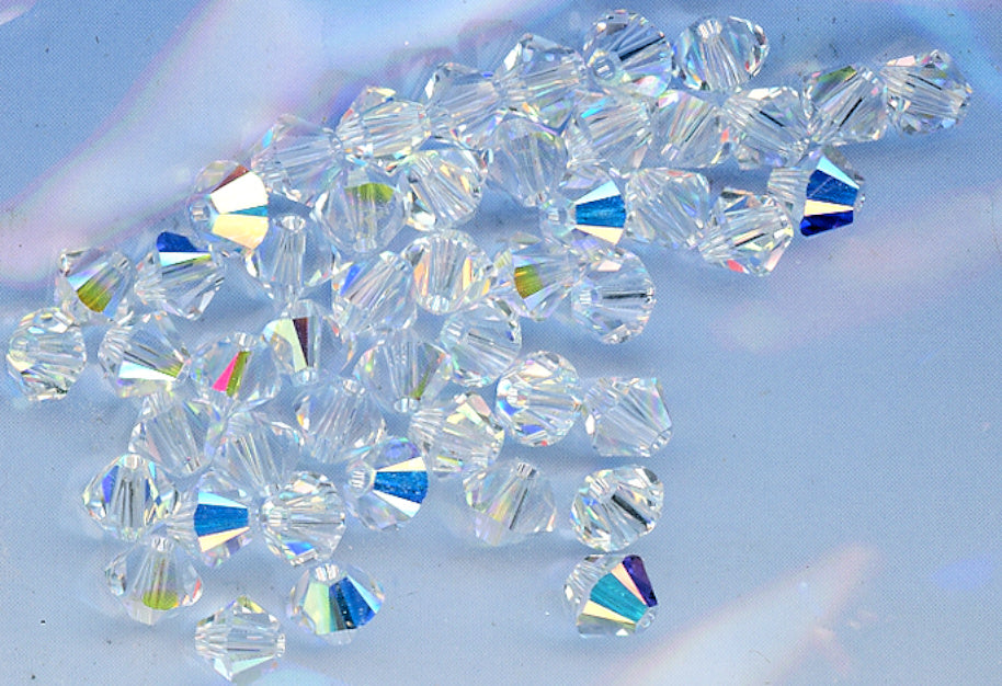 Swarovski 4mm Bicone Crystal AB Value Pack