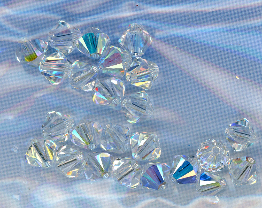 Swarovski 6mm Bicone Crystal AB Value Pack