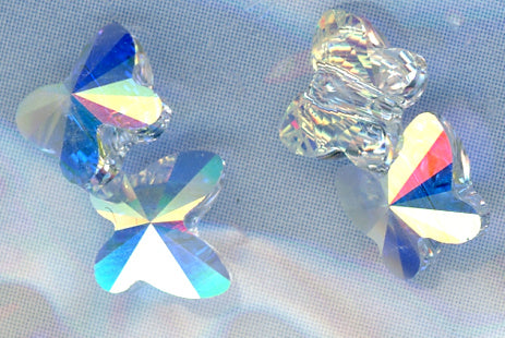 Swarovski 6mm Butterflies Crystal AB