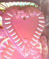 26mm Heart Opaque Iris Sweetie Pink 600 count