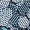 10mm opaque Black & White Dots Mix
