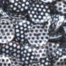 8mm slightly cupped Black/White dots mix