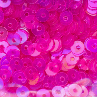 3mm Flat Iridescent Deep Rose