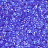 3mm Fully Cupped Iridescent Cornflower Blue 100 Grams