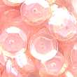 8mm Slightly Cupped Iridescent Flesh Pink 50 Grams