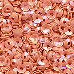 3mm Fully Cupped Opaque Iridescent Light Coral