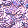 12mm Shell Hologram Lilac 100 Grams