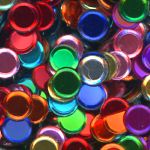 5mm Metallic Confetti Mixed Colors