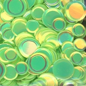 Crystal Opaque  Confetti Groovy Green 100 grams