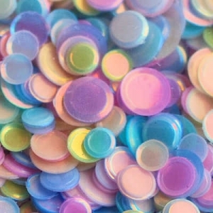 Opalescent Confetti Mixed Colors