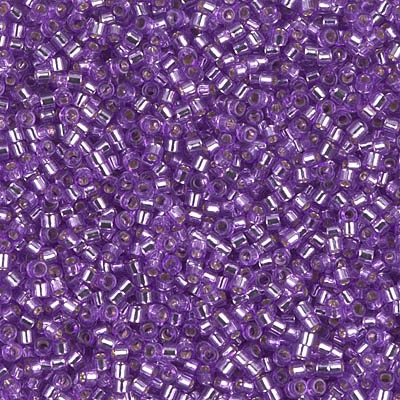 Delica 11/0 Silver Lined Medium Purple