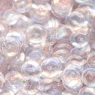 6mm Slightly Cupped Clear Glossy (no iridescence) 50 Grams