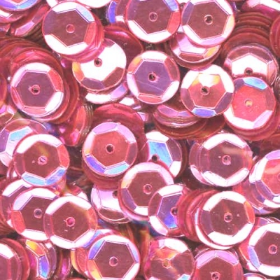 8mm Slightly Cupped Metallic Pink 50 grams