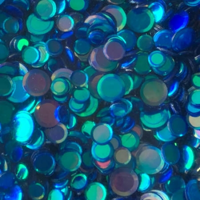 Crystal Metallic Confetti Royal Blue