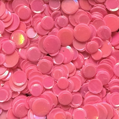 Opaque Iridescent Confetti Dark Pink