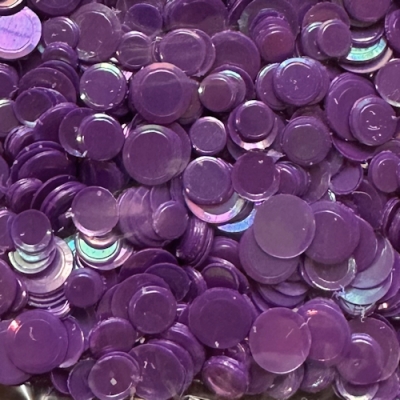 Opaque Iridescent Confetti Dk Purple