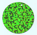 CLOSEOUT 30mm Paillette Hologram Green