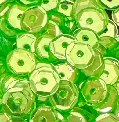 5mm Slightly Cupped Lime Ice
