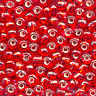 8/0 Bead Silver Lined Red