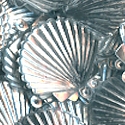 22mm Shell Metallic Silver 100 Grams