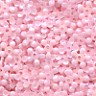 5mm opaque Iridescent Petite Flower Baby Pink 100 Grams