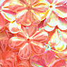 CLOSEOUT 15mm Iridescent Flower Peachy Keen