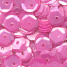 6mm Slightly Cupped Satin Med Pink Orchid