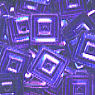 6mm Metallic Embossed Square Purple