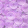 8mm Circle Satin Pale Orchid