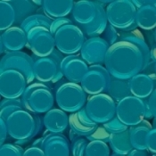 Satin Matte Confetti Turquoise